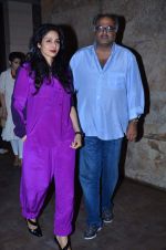 Sridevi, Boney Kapoor at Ram Leela Screening in Lightbox, Mumbai on 14th Nov 2013